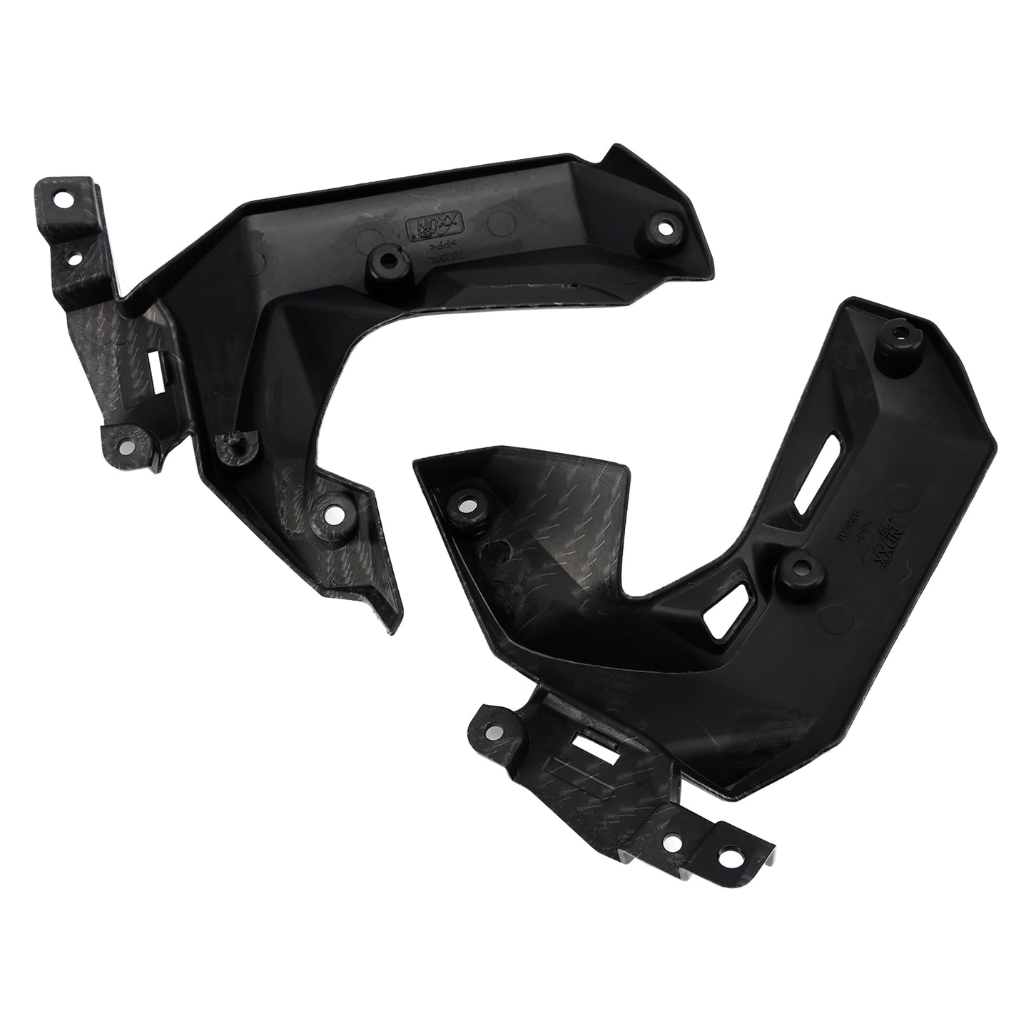 Pannello di copertura della carenatura del pannello di copertura del radiatore laterale in plastica ABS per Kawasaki Z650 2017-2019 generico