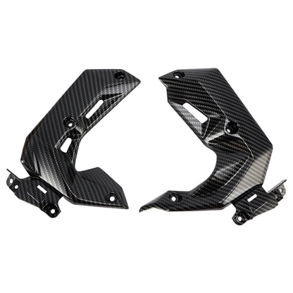 Pannello di copertura della carenatura del pannello di copertura del radiatore laterale in plastica ABS per Kawasaki Z650 2017-2019 generico