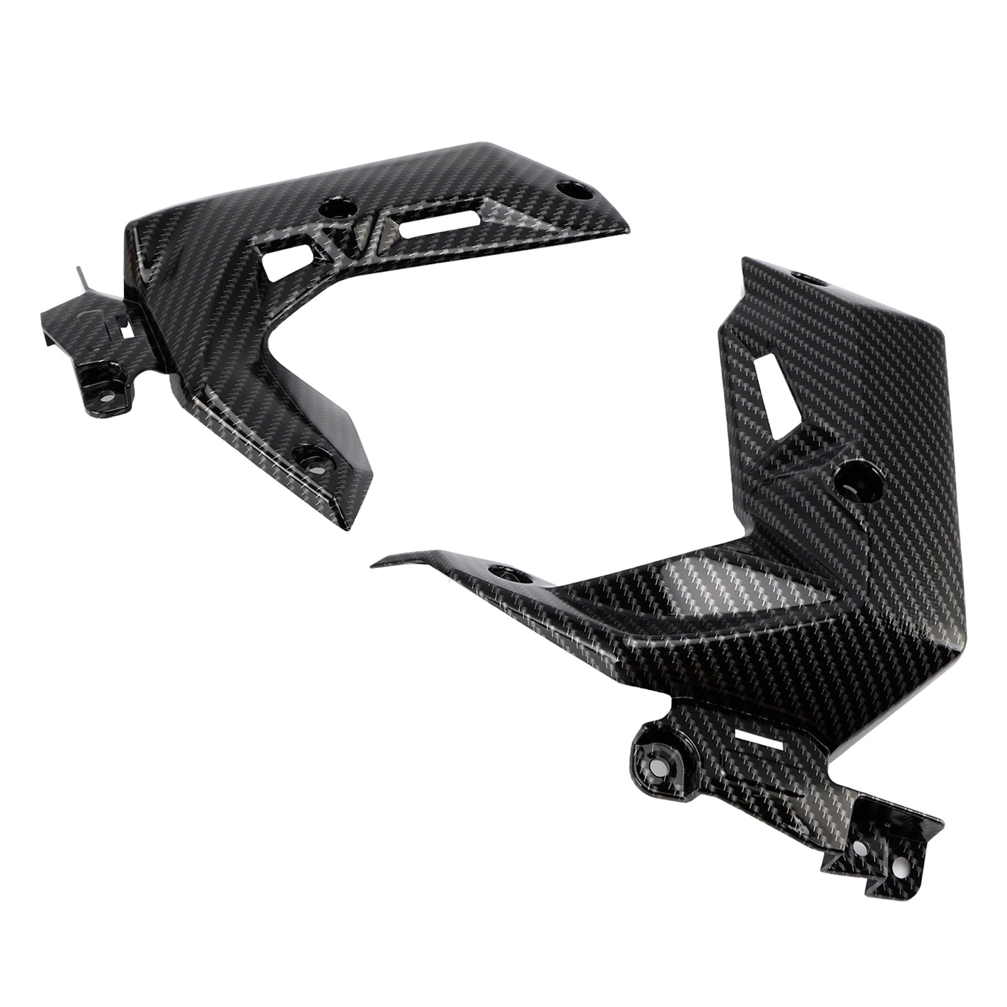 Pannello di copertura della carenatura del pannello di copertura del radiatore laterale in plastica ABS per Kawasaki Z650 2017-2019 generico