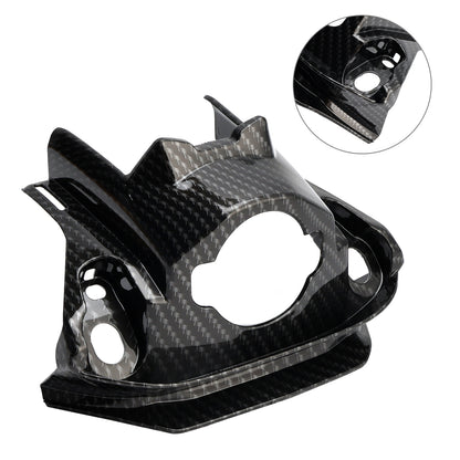 Carbon Front Key Lock Cowl Trim Cover per Honda CB650R CBR650R 2019-2021 Generico