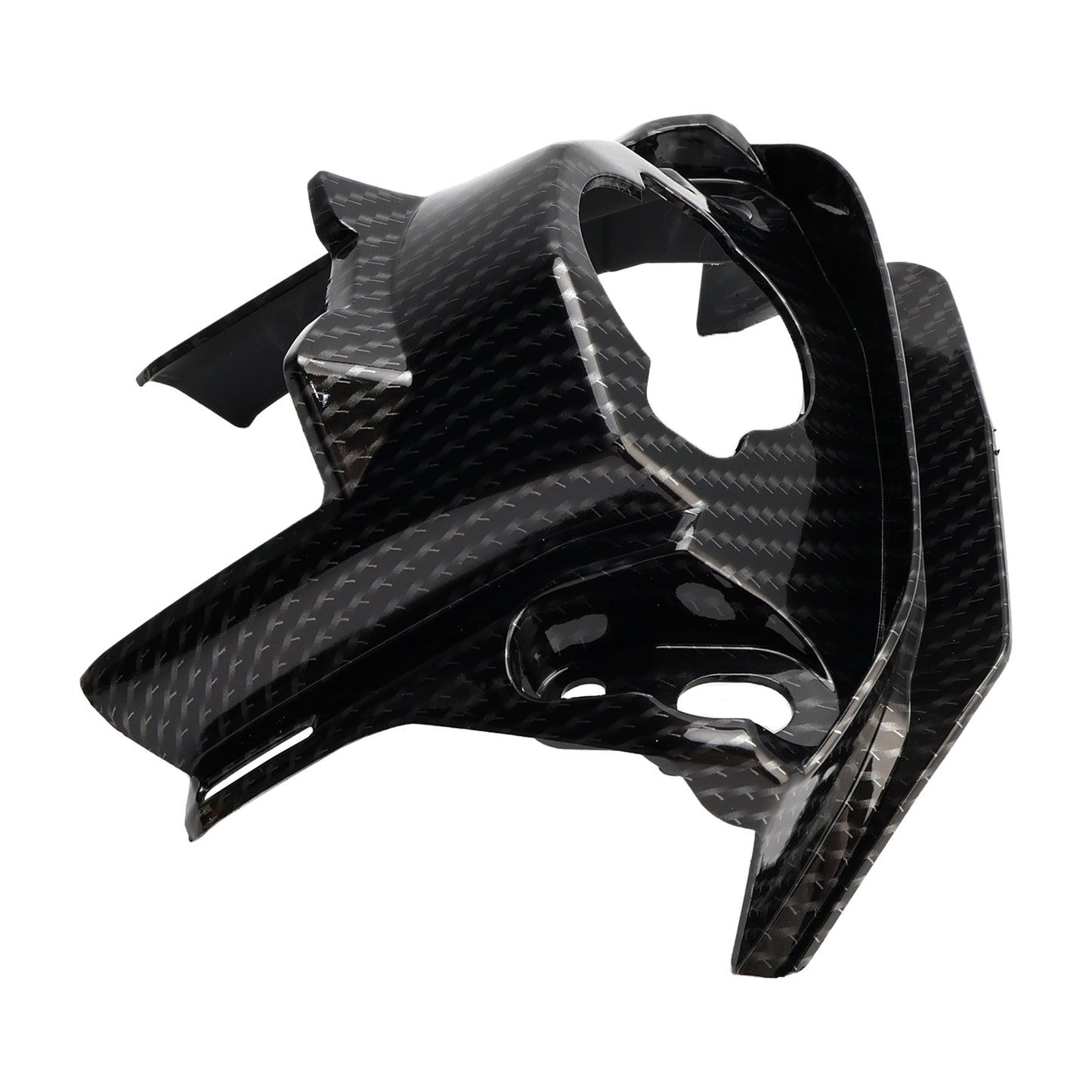 Carbon Front Key Lock Cowl Trim Cover per Honda CB650R CBR650R 2019-2021 Generico