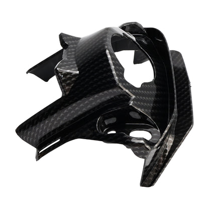 Carbon Front Key Lock Cowl Trim Cover per Honda CB650R CBR650R 2019-2021 Generico
