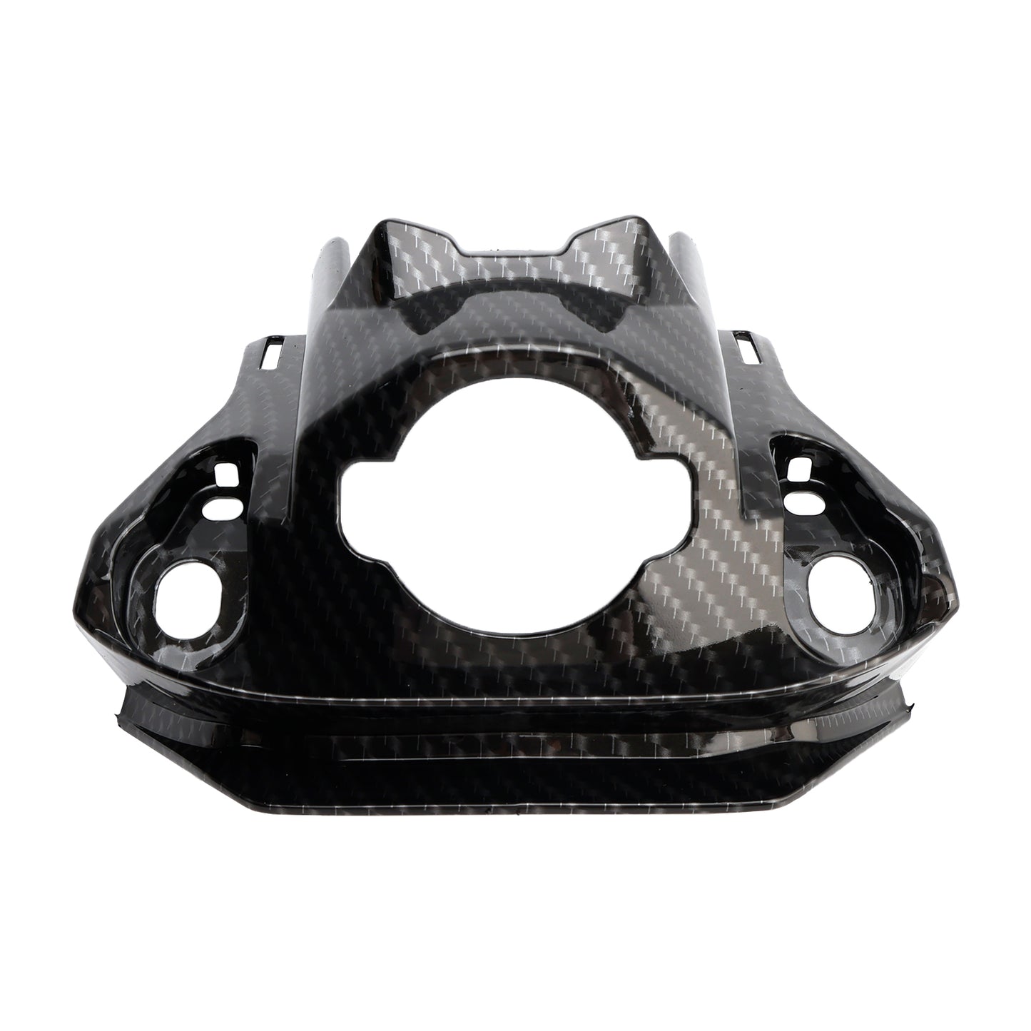 Carbon Front Key Lock Cowl Trim Cover per Honda CB650R CBR650R 2019-2021 Generico
