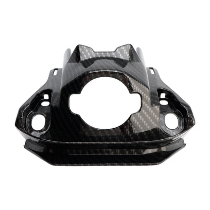 Carbon Front Key Lock Cowl Trim Cover per Honda CB650R CBR650R 2019-2021 Generico