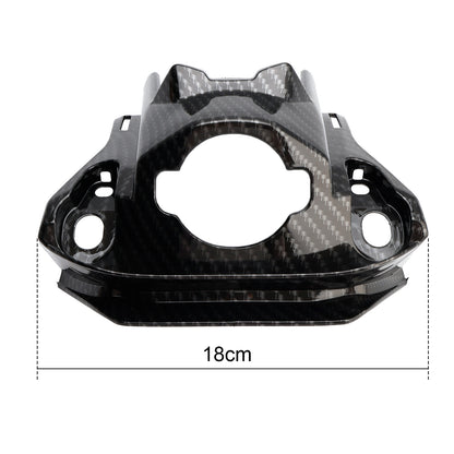 Carbon Front Key Lock Cowl Trim Cover per Honda CB650R CBR650R 2019-2021 Generico