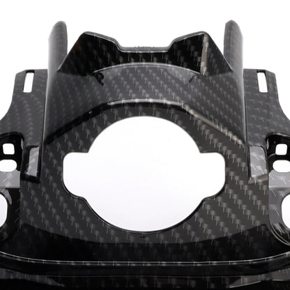 Carbon Front Key Lock Cowl Trim Cover per Honda CB650R CBR650R 2019-2021 Generico