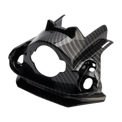 Carbon Front Key Lock Cowl Trim Cover per Honda CB650R CBR650R 2019-2021 Generico