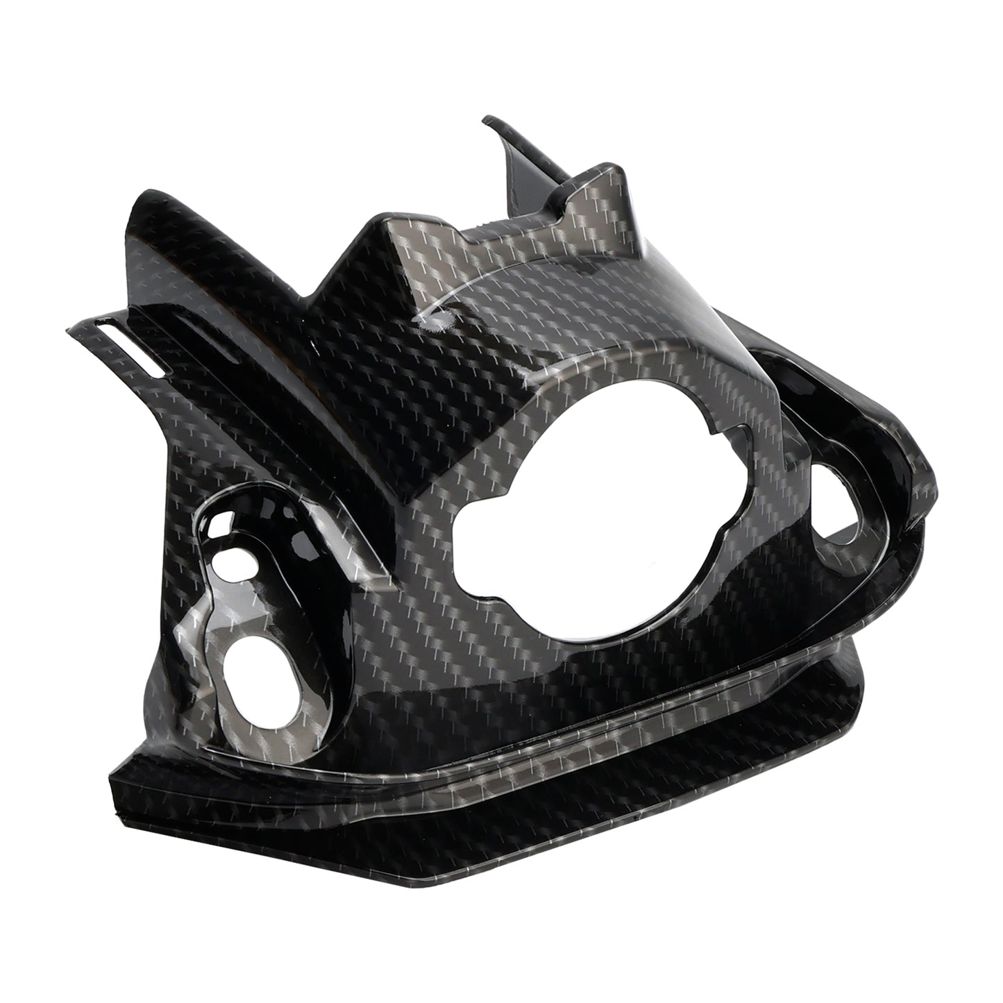 Carbon Front Key Lock Cowl Trim Cover per Honda CB650R CBR650R 2019-2021 Generico