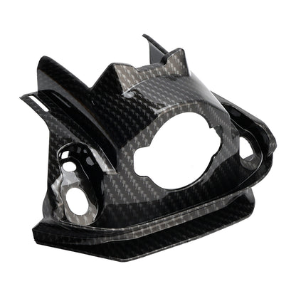 Carbon Front Key Lock Cowl Trim Cover per Honda CB650R CBR650R 2019-2021 Generico