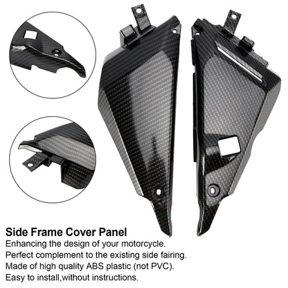 2017-2020 Kawasaki Z650 Ninja 650 Carbon Side Frame Cover Panel Carenatura Carenatura