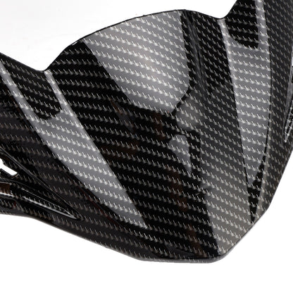 Carbon Front Nose Faro Cover Surround Carenatura Per Kawasaki Z650 2017-2019 Generico