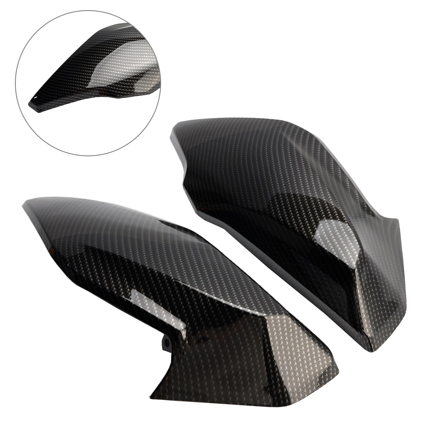 Lato anteriore Serbatoio Gas Trim Carena Pannello Carenatura Per Kawasaki Z650 2017 2018 2019 Generico