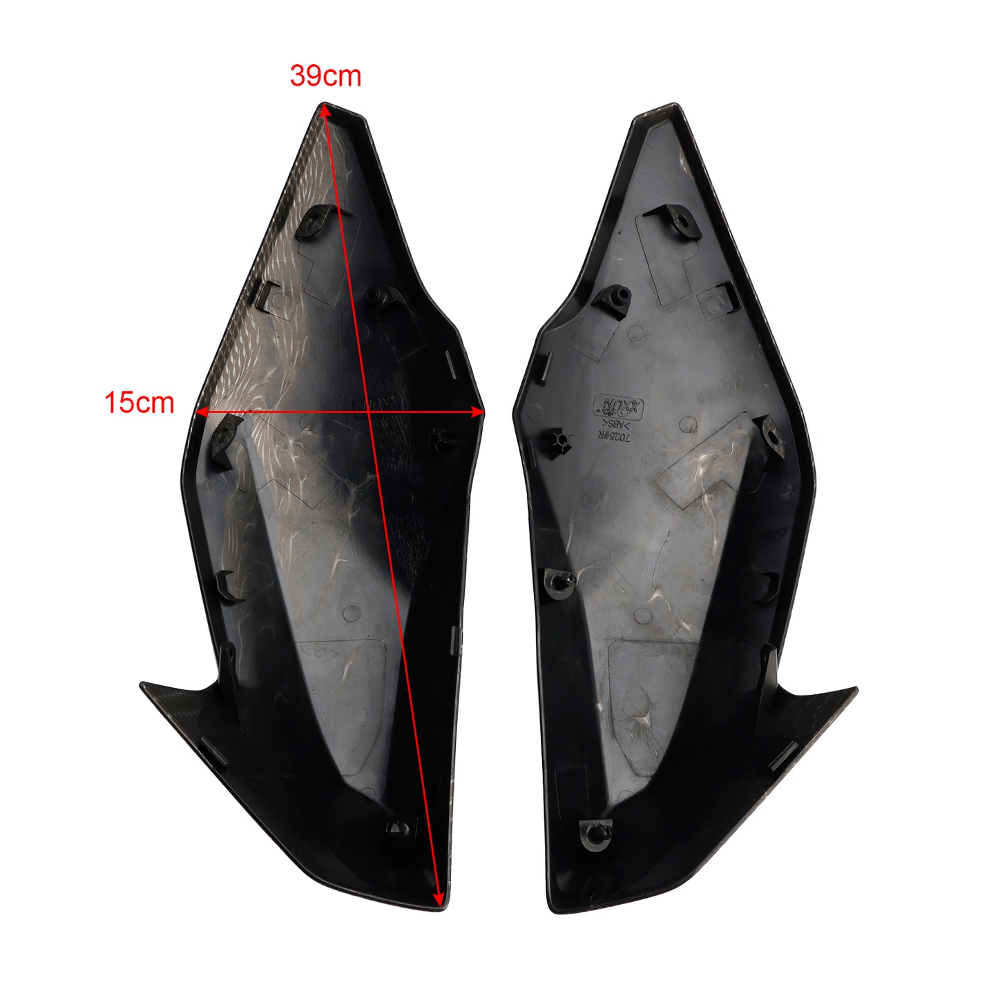 Lato anteriore Serbatoio Gas Trim Carena Pannello Carenatura Per Kawasaki Z650 2017 2018 2019 Generico