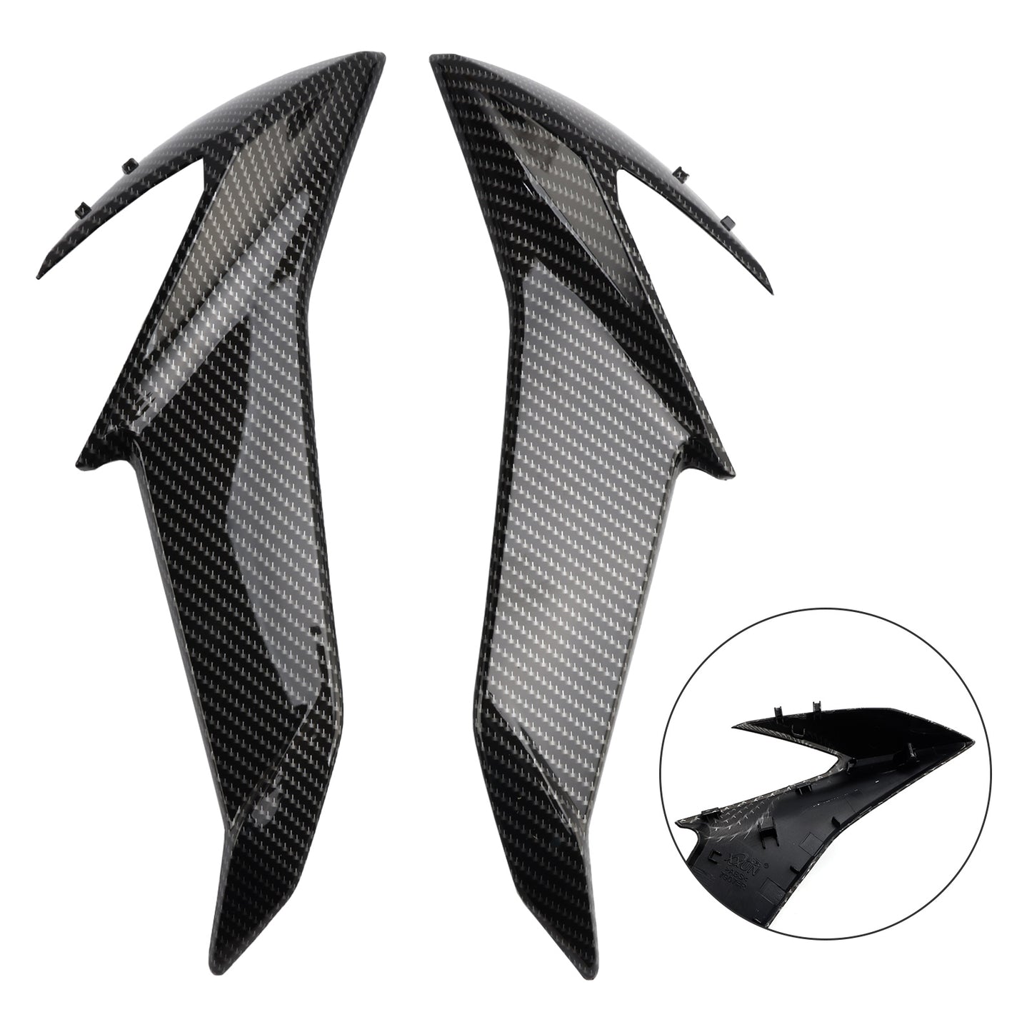 Copertura del radiatore della carenatura del telaio laterale per Suzuki GSXS GSX-S750 2017-2021 Generico