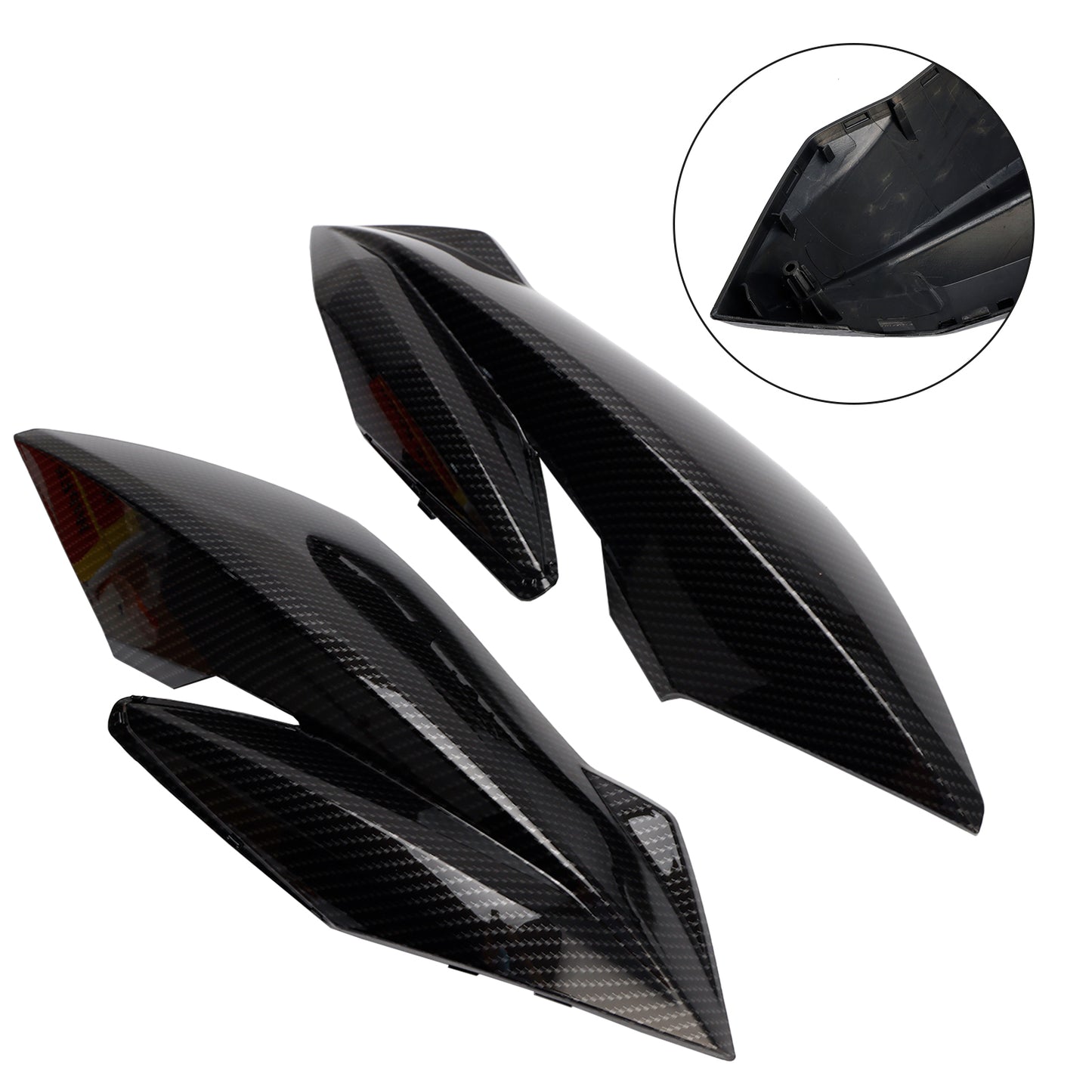 Copertura pannello laterale corpo telaio superiore anteriore per Suzuki GSXS GSX-S750 2017-2021 Generico
