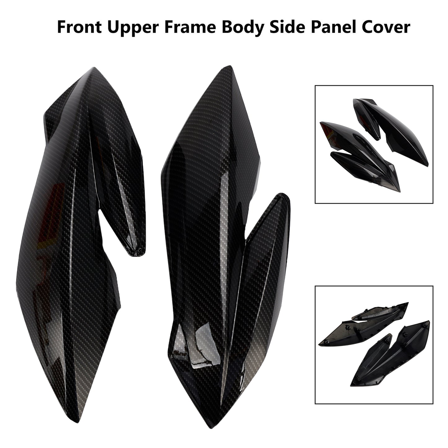 Copertura pannello laterale corpo telaio superiore anteriore per Suzuki GSXS GSX-S750 2017-2021 Generico