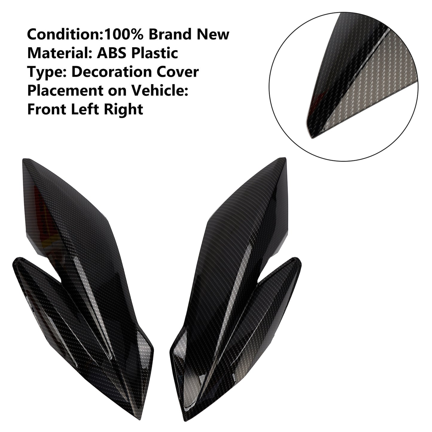 Copertura pannello laterale corpo telaio superiore anteriore per Suzuki GSXS GSX-S750 2017-2021 Generico