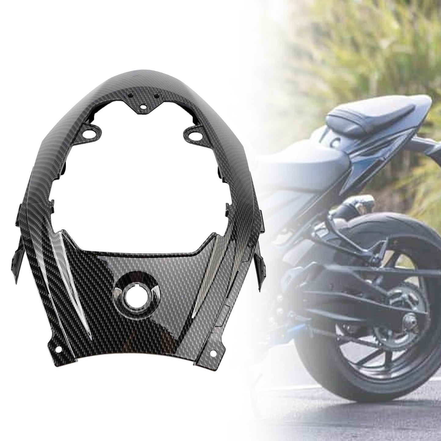 Coprisedile posteriore centrale Carenatura per Suzuki GSXS GSX-S750 2017-2021 Generico