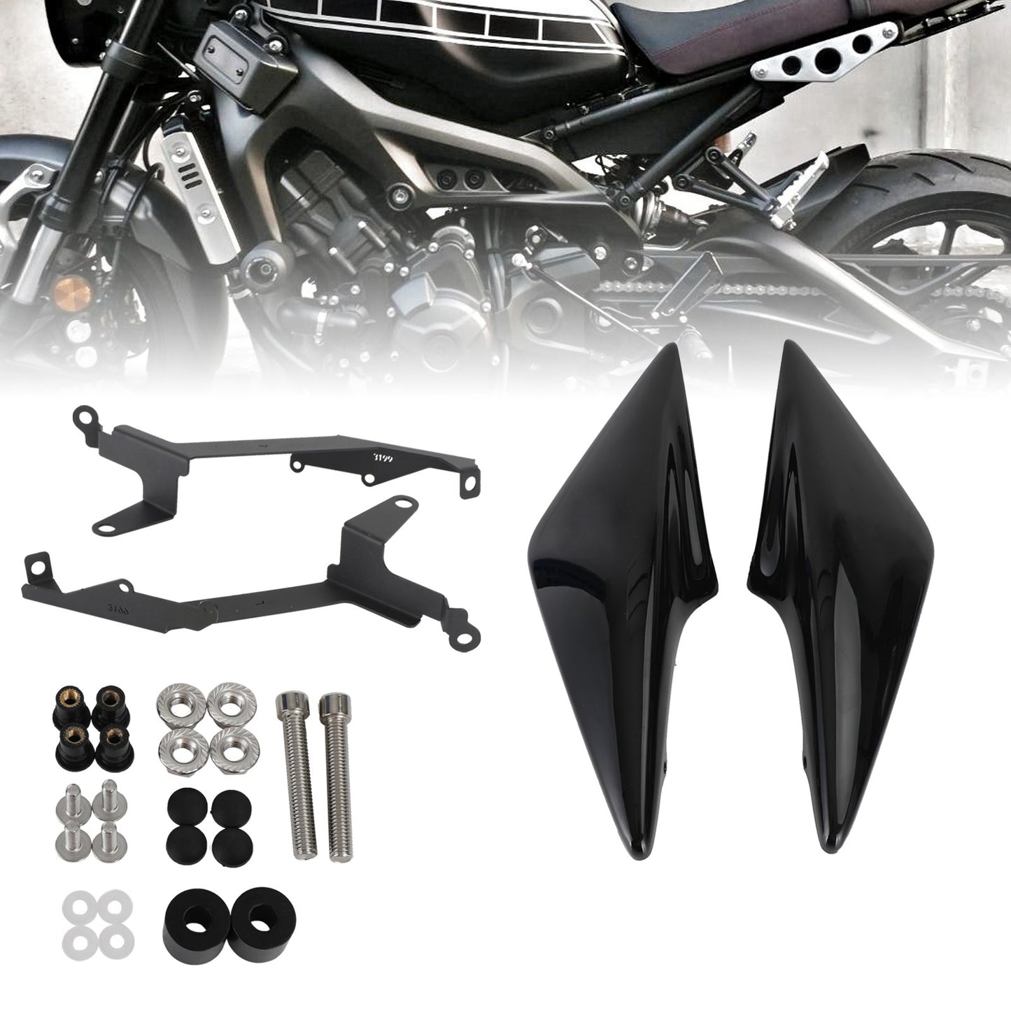 Carenatura per telaio sedile lato guida lato coda per Yamaha XSR 900 2016-2021 generico