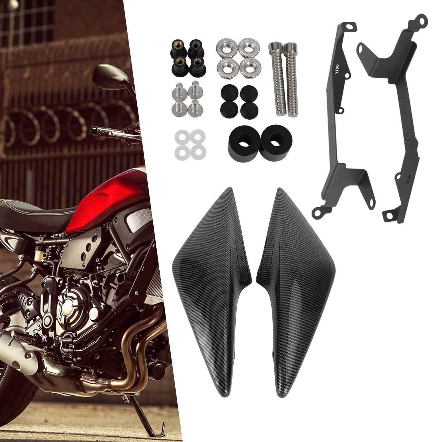 Carenatura per telaio sedile lato guida lato coda per Yamaha XSR 900 2016-2021 generico