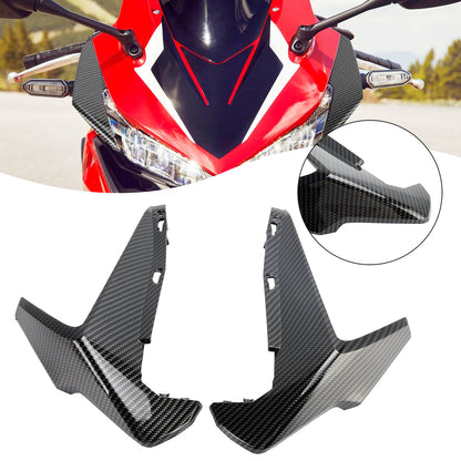 Honda CBR500R 2019-2021 Carenatura anteriore del pannello del faro della copertura del naso per il carbonio generico