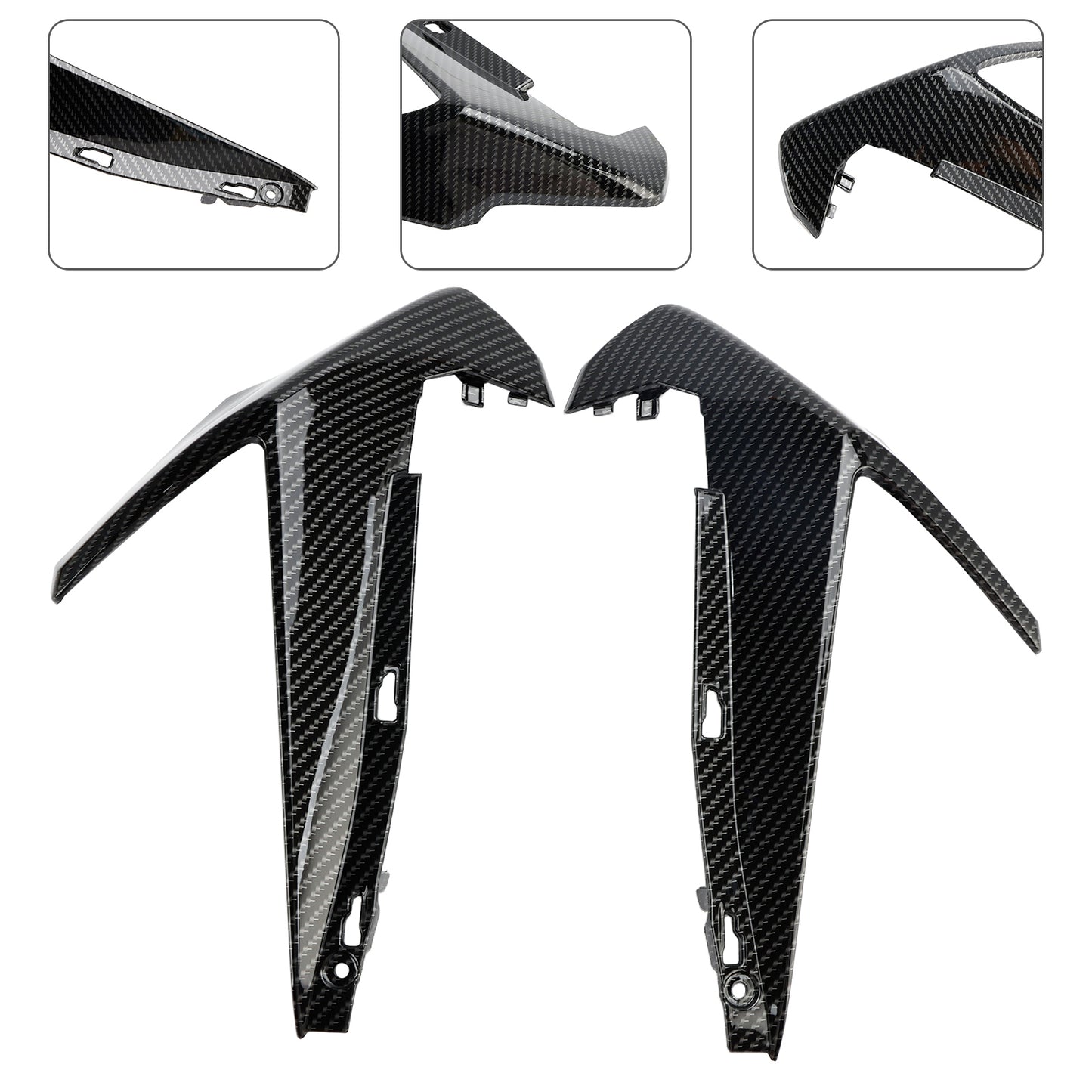 Honda CBR500R 2019-2021 Carenatura anteriore del pannello del faro della copertura del naso per il carbonio generico