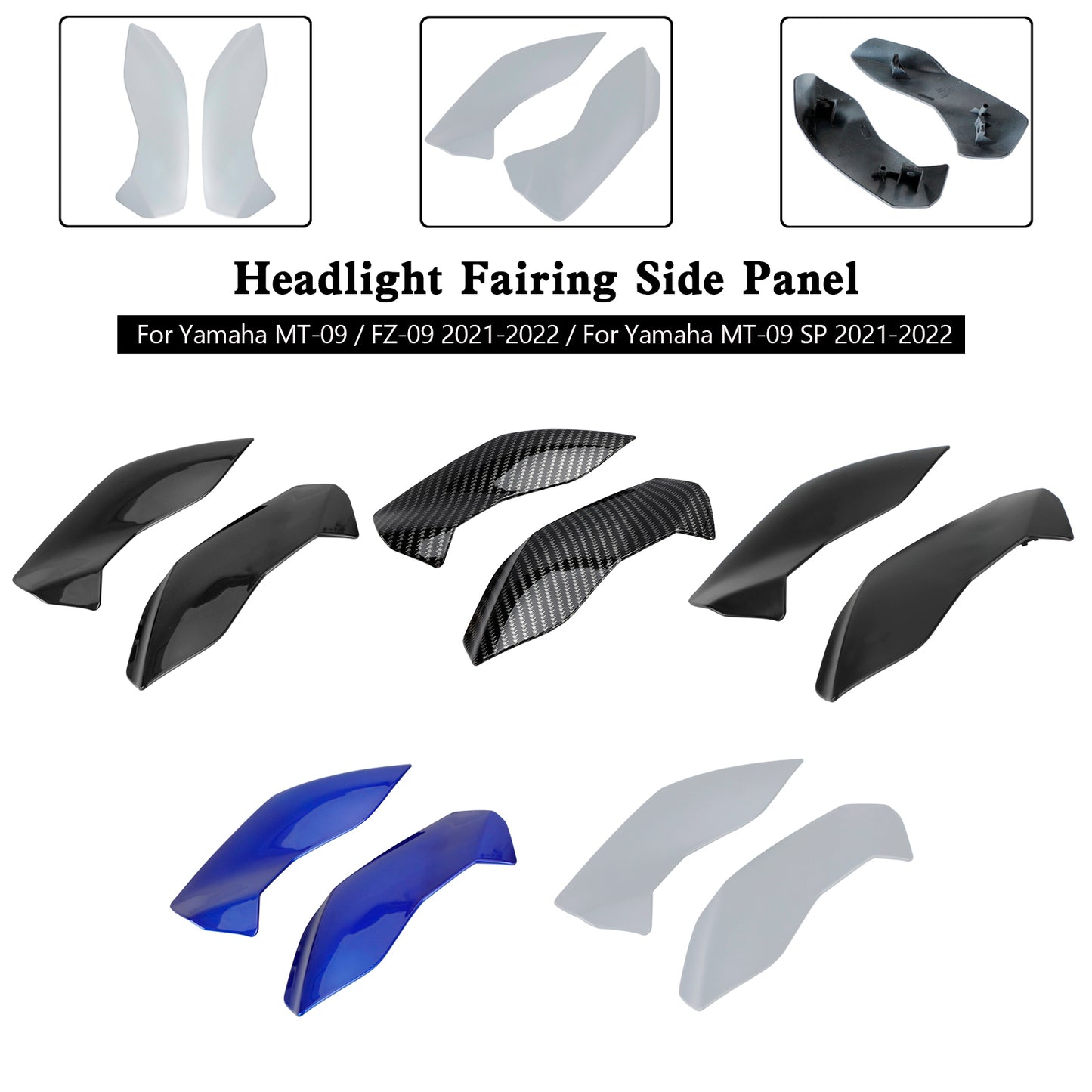 2021-2022 Yamaha MT-09 FZ09 MT-09 SP Pannello laterale cupolino
