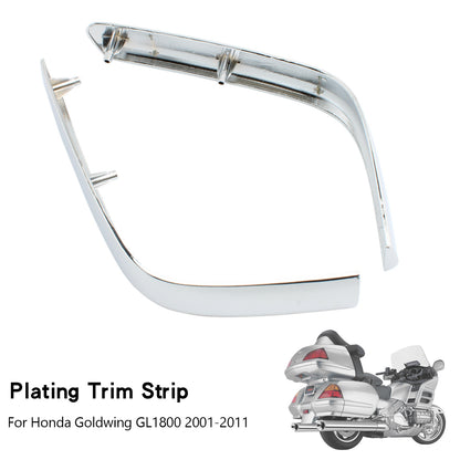 Striscia di rivestimento per accenti per borse laterali ad angolo inferiore per Honda Goldwing GL1800 2001-2011