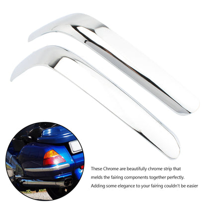 Striscia di rivestimento per accenti per borse laterali ad angolo inferiore per Honda Goldwing GL1800 2001-2011