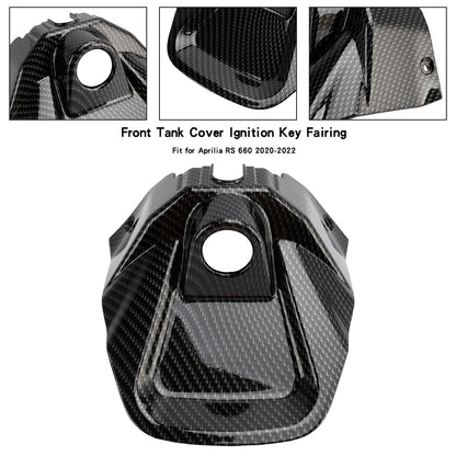 Aprilia RS 660 2020-2024 Carenatura chiave accensione coperchio serbatoio anteriore in carbonio