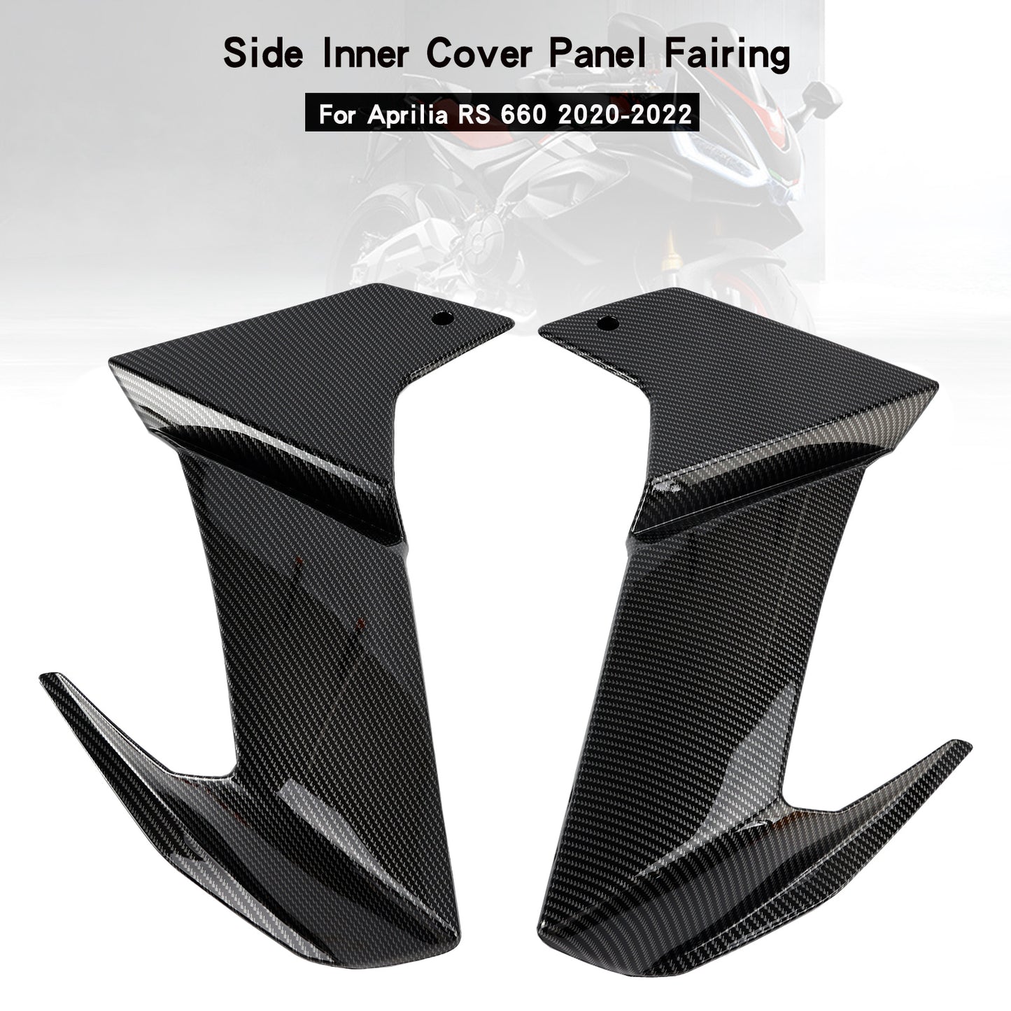 Aprilia RS 660 2020-2024 Pannello di copertura del telaio laterale in carbonio Carena
