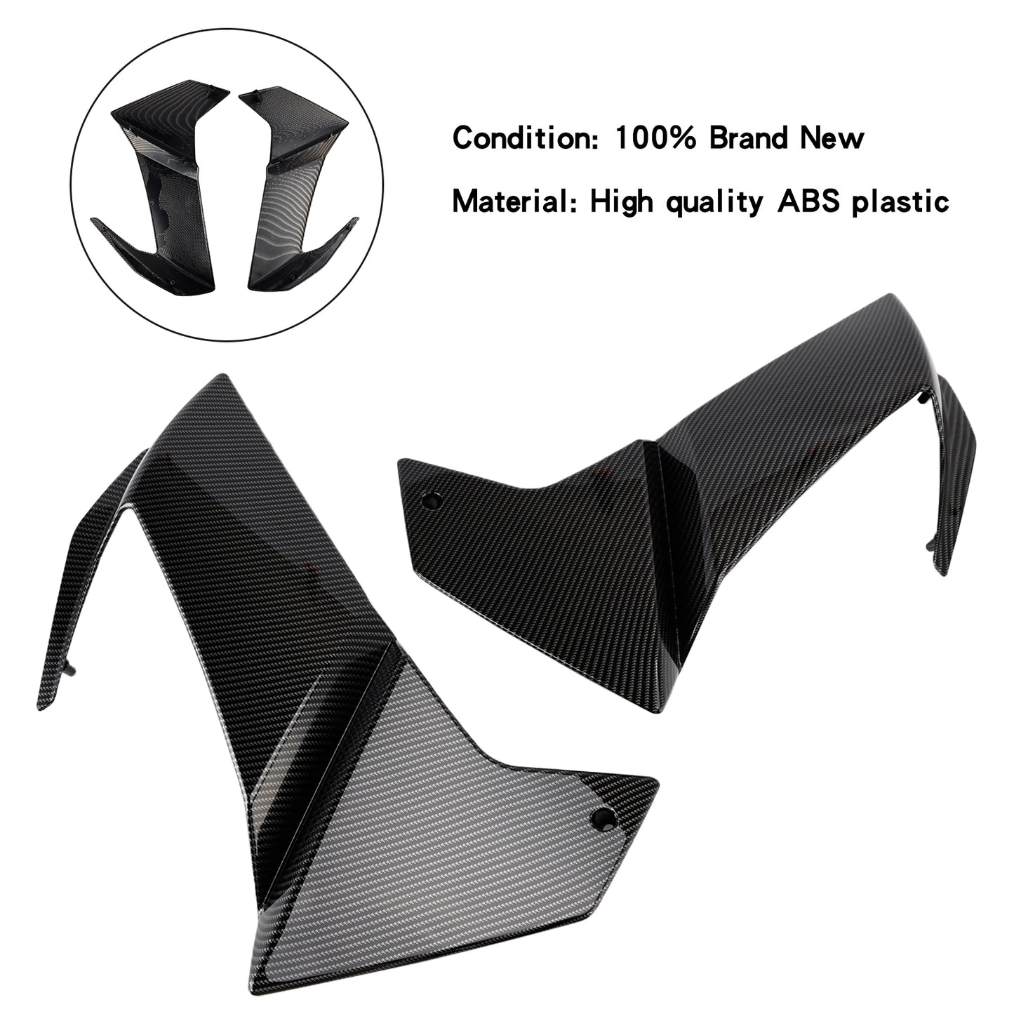 Aprilia RS 660 2020-2024 Pannello di copertura del telaio laterale in carbonio Carena