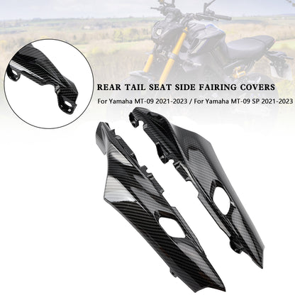 Coperture della carenatura laterale del sedile posteriore della coda per Yamaha MT-09 / MT09 SP 2021-2023