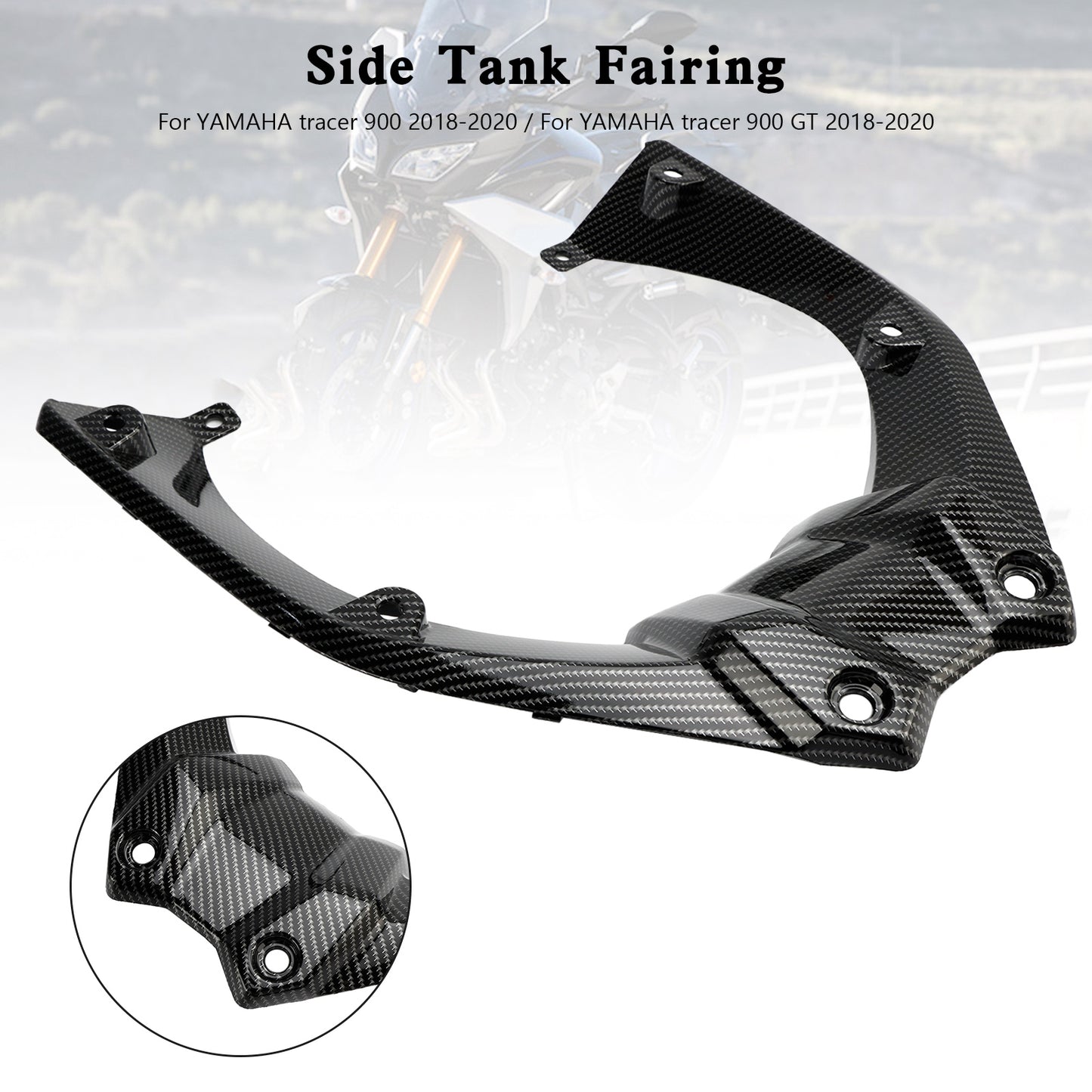 Pannello carenatura anteriore in plastica ABS per copertura serbatoio per Yamaha Tracer 900 / GT 2018-2020