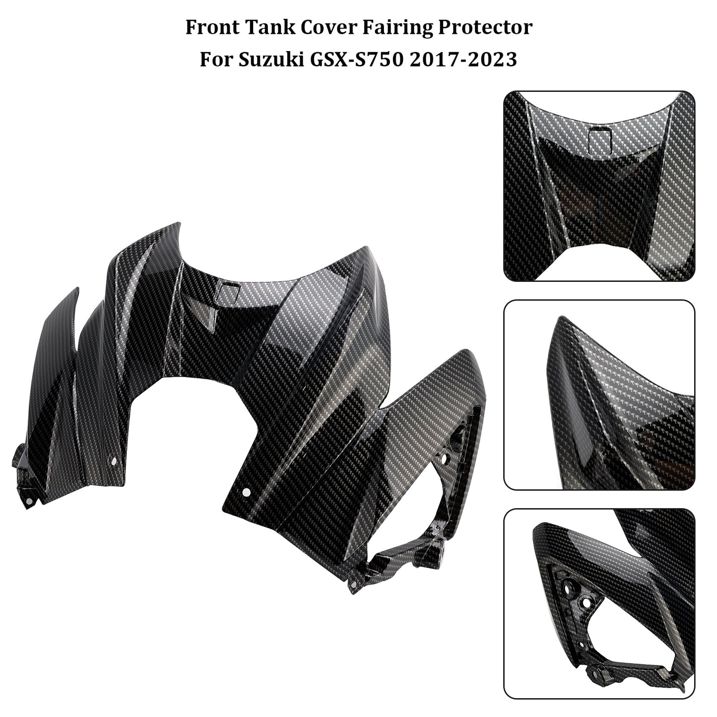 Protezione della carenatura del coperchio del serbatoio anteriore del carburante per Suzuki GSX-S750 2017-2023