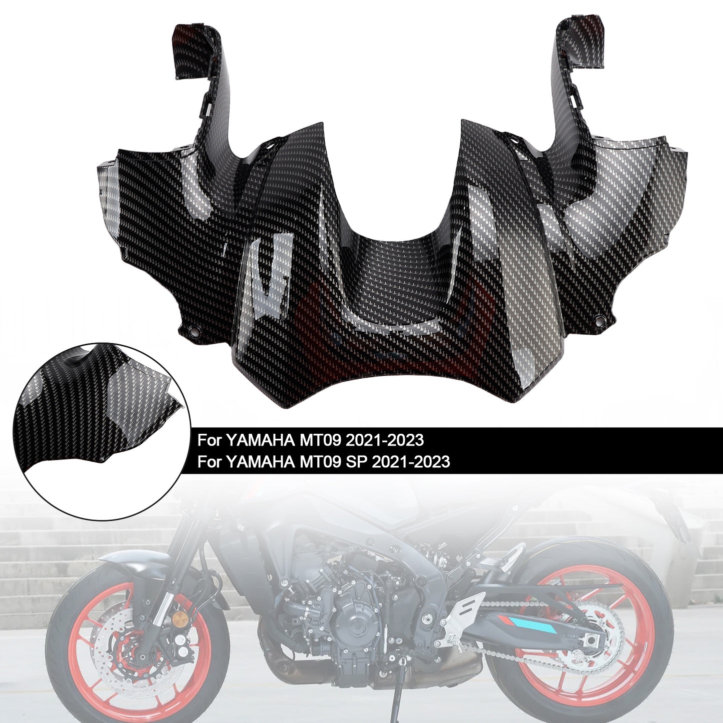 Carenatura del coperchio della scatola dell'aria del serbatoio anteriore YAMAHA MT-09 MT09 SP 2021-2023