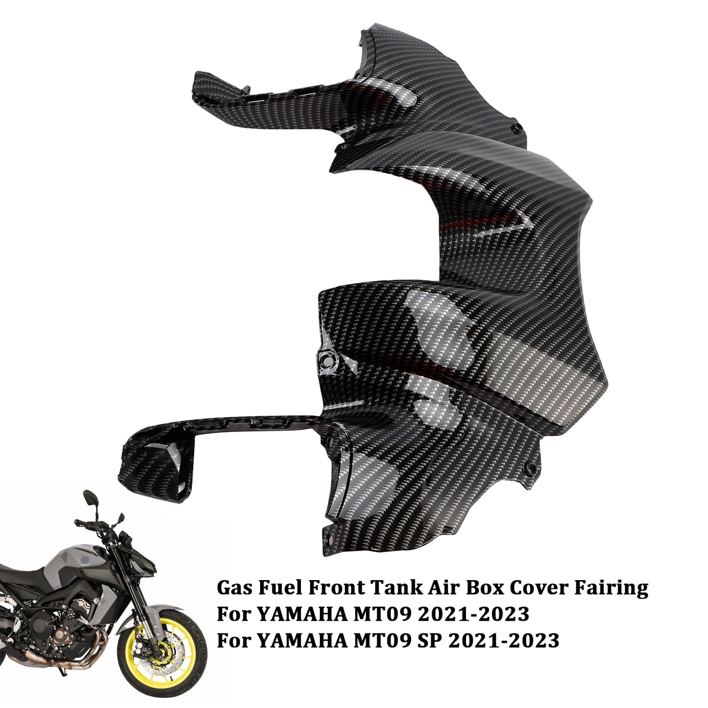 Carenatura del coperchio della scatola dell'aria del serbatoio anteriore YAMAHA MT-09 MT09 SP 2021-2023
