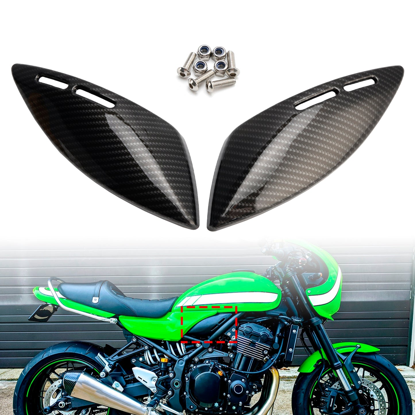 Carenatura laterale del pannello del serbatoio del gas Kawasaki Z900RS 2018-2024