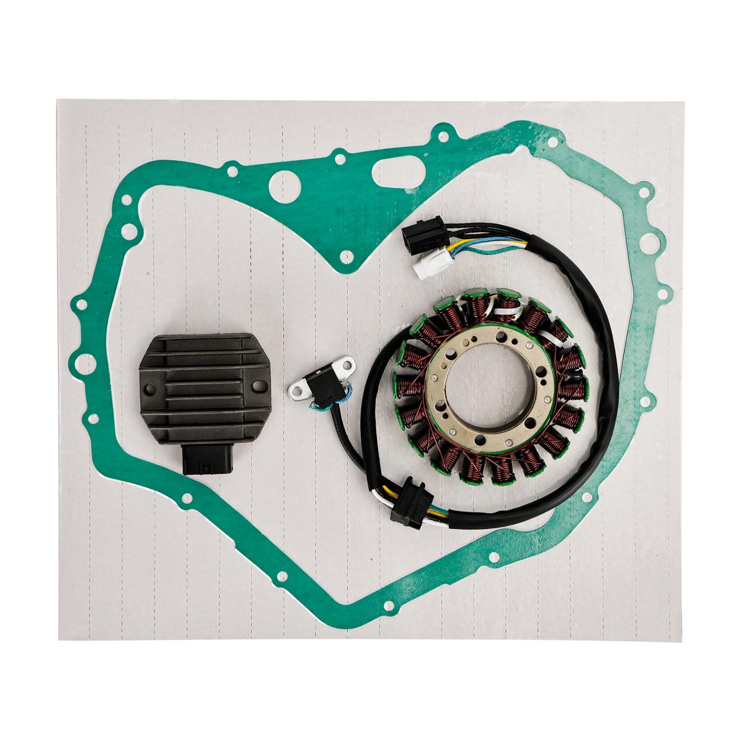 02-07 SUZUKI LTF400 EIGER MANUAL ALTERNATORE STATORE REGOLATORE GUARNIZIONE