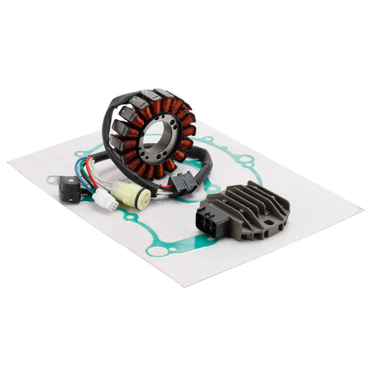 Magneto Statore + Raddrizzatore di Tensione + Guarnizione Per Yamaha Raptor 660R YFM660R 2001-2005