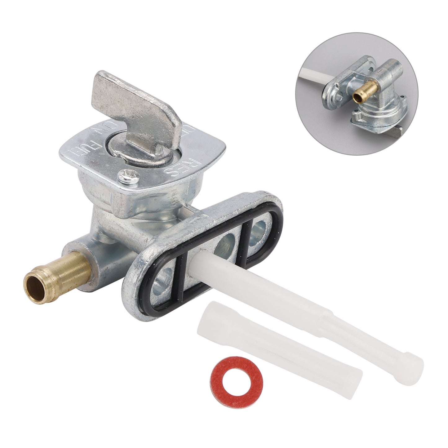 Rubinetto serbatoio benzina Rubinetto rubinetto adatto per Yamaha YZF R1 XJ900 YZ80 4KM-24500-00 Generico