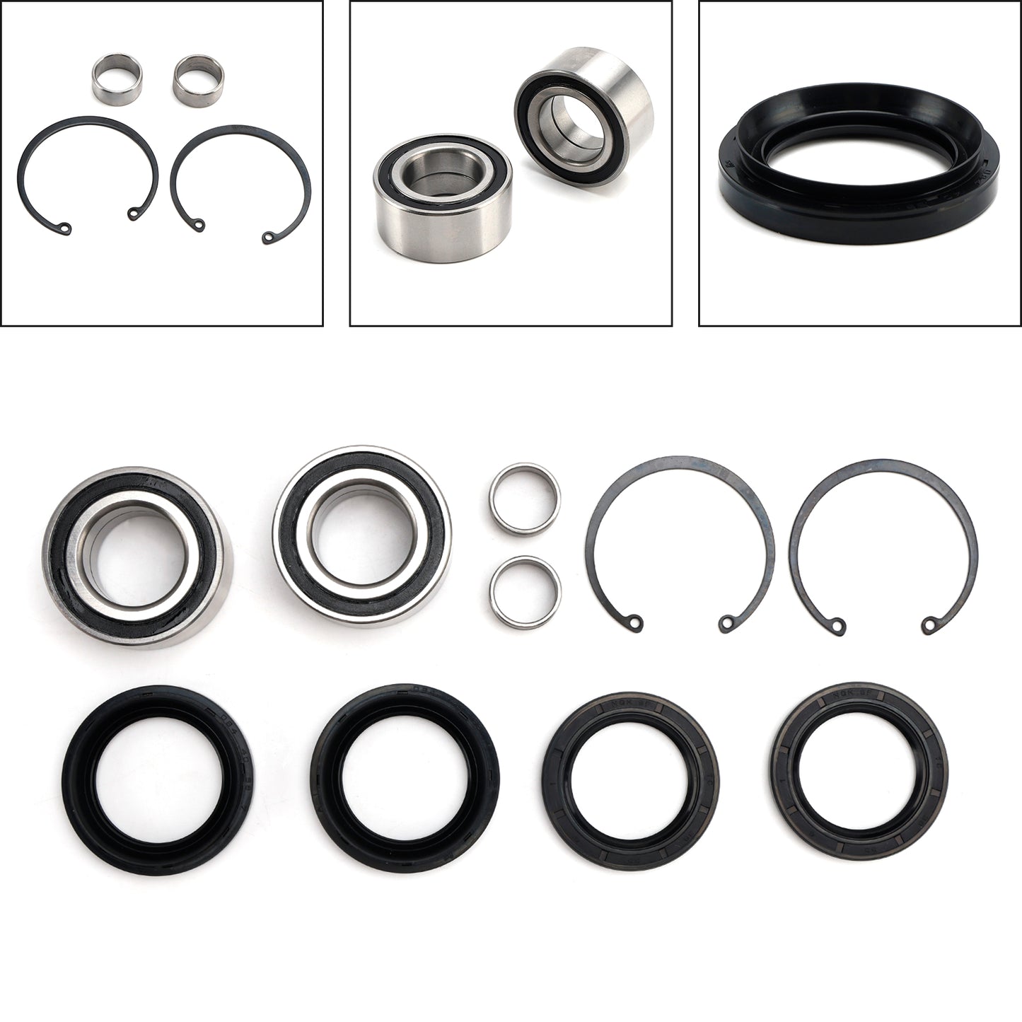05-13 Honda Trx500 Fm Foreman 500 06 Kit Cuscinetti Entrambi I Lati Ruota Anteriore