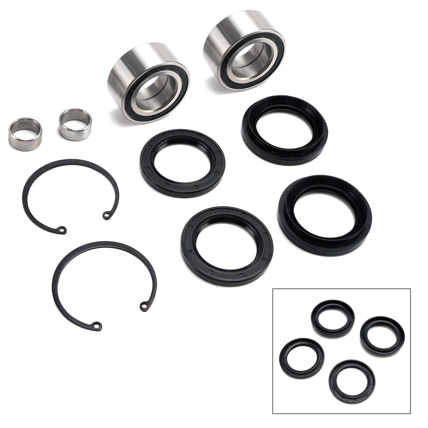 05-13 Honda Trx500 Fm Foreman 500 06 Kit Cuscinetti Entrambi I Lati Ruota Anteriore