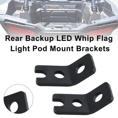Staffe di montaggio per fanale posteriore a LED con bandiera a frusta per Polaris RZR XP 1000 900