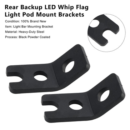 Staffe di montaggio per fanale posteriore a LED con bandiera a frusta per Polaris RZR XP 1000 900