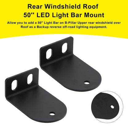 Supporto per barra luminosa a LED da 50"" per lunotto posteriore per Can Am Defender 500/800/1000