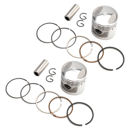 Kit Pistone Completo Std 44Mm Per Honda Rebel Cm125 Ca125 Rebel Cb125T Cd125T