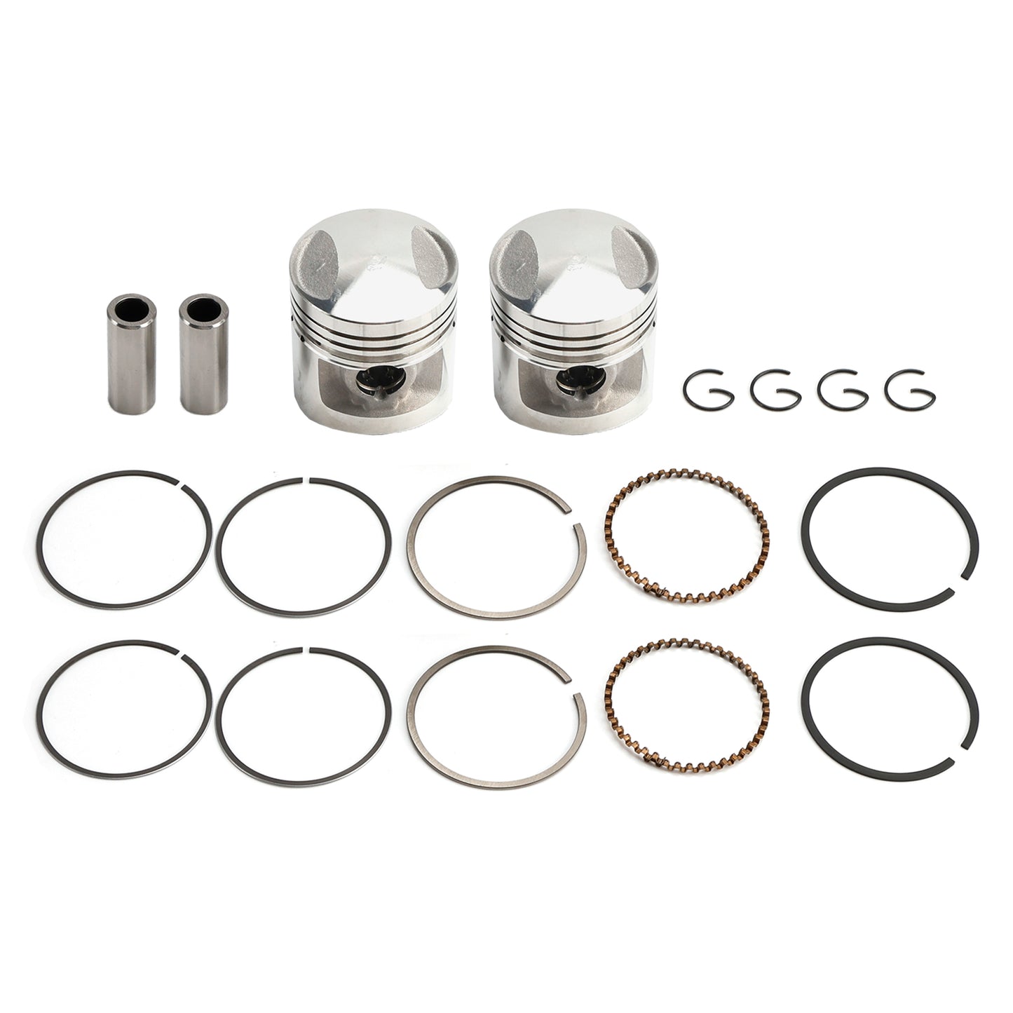 Kit Pistone Completo Std 44Mm Per Honda Rebel Cm125 Ca125 Rebel Cb125T Cd125T