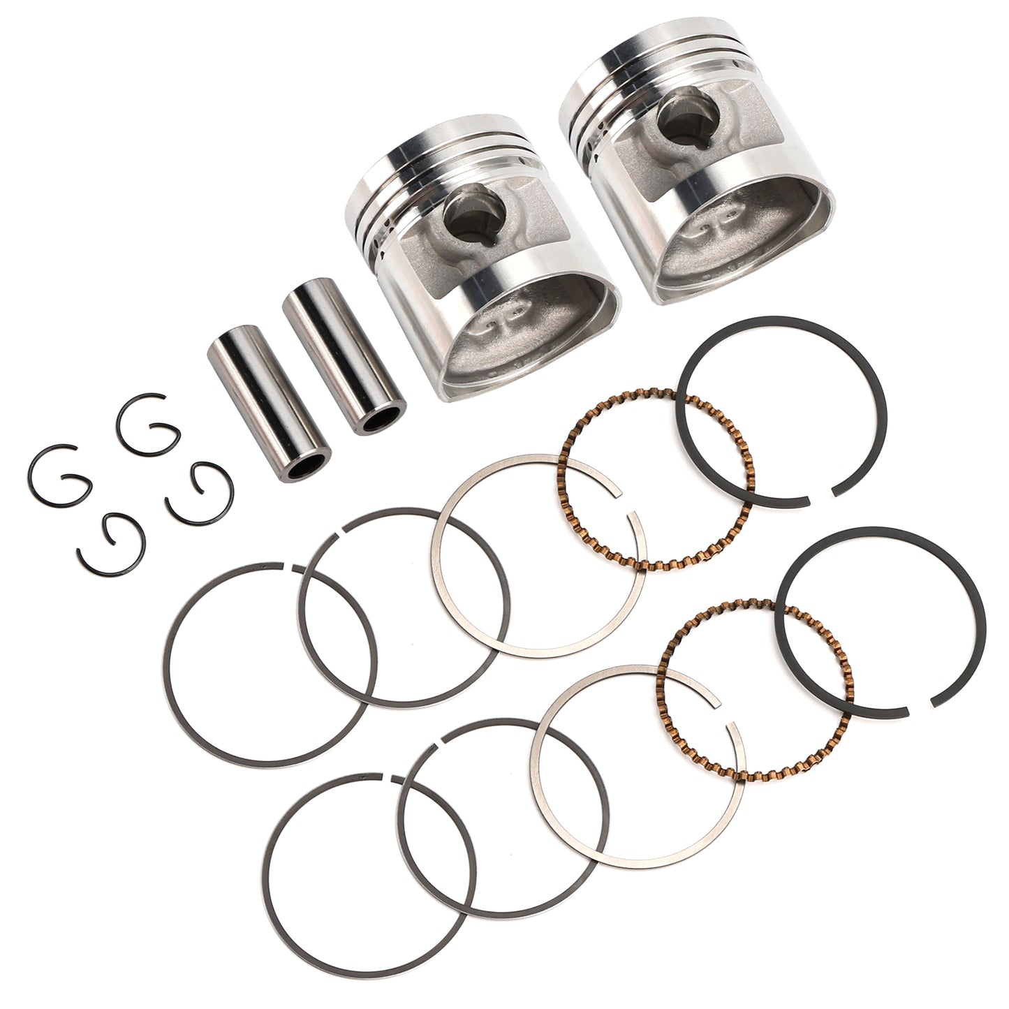 Kit Pistone Completo Std 44Mm Per Honda Rebel Cm125 Ca125 Rebel Cb125T Cd125T