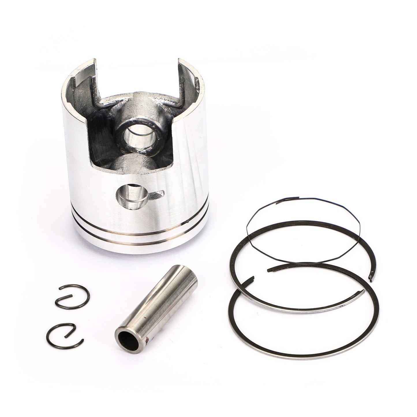 Kit pistone e anelli impostati adatti per Suzuki AH AG 100 Indirizzo V100 91 - 00 STD (52,50 mm) 0,25 mm (52,75 mm) 0,50 mm (53 mm) Diametro generico